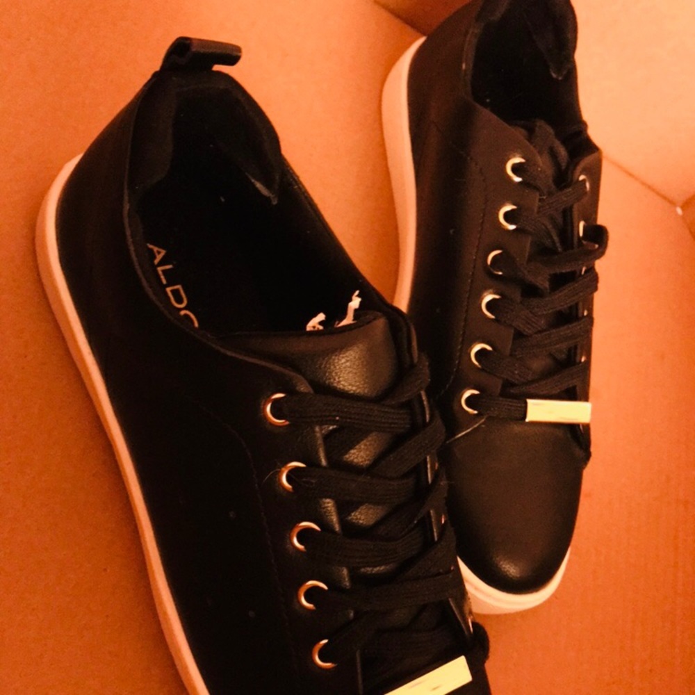 Black ALDO sneakers